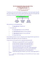 Bộ môn Kỹ thuật Môi trường, Khoa Môi trường,  Trường Đại học Khoa học Huế