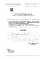 Ban hành quy chế quản lý tài chính của công ty cổ phần vận tải xăng dầu đường thủy petrolimex