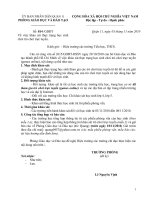 Về việc khảo sát thực trạng học sinh chơi trò chơi trực tuyến.