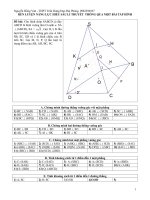 RÈN LUYỆN NĂNG LỰC HIỂU SÂU LÍ THUYẾT  THÔNG QUA MỘT BÀI TẬP HÌNH HỌC KHÔNG GIAN 