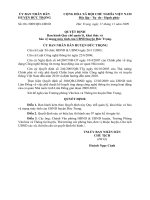 Quyết định Ban hành Quy chế quản lý, khai thác và bảo vệ mạng máy tính của UBND huyện đức trọng