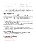 Tuyển sinh đại học hình thức vừa học vừa làm