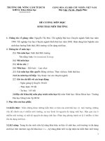 Đề cương môn học sinh thái môi trường