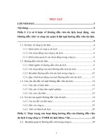 Hoạt động hướng dẫn và công tác quản lý hoạt động hướng dẫn của đội ngũ hướng dẫn viên trong Công ty TNHH du lịch Khoa Việt