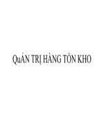 Quản trị hàng tồn kho
