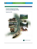 Dự án thủy điện trung sơn