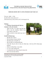 Trình bày đồi ốc sên và Cổng tình đoàn kết Việt lào