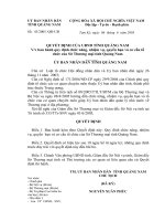 Quyết định  ban hành quy định chức năng, nhiệm vụ, quyền hạn và cơ cấu tổ chức của Sở Thương mại tỉnh Quảng Nam