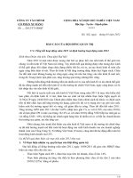 Tổng kết hoạt động năm 2011 tại công ty tài chính cổ phần xi măng