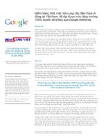 Điểm sáng việt, một nhà cung cáp điện thoại di động tại việt nam