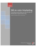 Giải pháp truyền thông xúc tiến đề xuất cho thương hiệu Viglacera Hạ Long - Áp dụng với sản phẩm Gạch Cotto và Tấm ốp tường