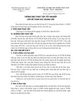 THÔNG BÁO THỰC TẬP TỐT NGHIỆP LỚP KẾ TOÁN K33 TRUNG CẤP 