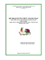 Quản trị nguồn nhân lực chiến lược