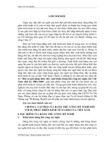 Một số giải pháp nhằm thúc đẩy hoạt động xuất khẩu hàng may mặc ở Công ty may Thăng Long làm chuyên đề tốt nghiệp của mình