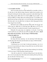 Hoàn thi_n chính sách marketing mix cho công ty TNHH Hòa Bình