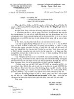 tổng kết Tuần lễ làm cho thế giới sạch hơn