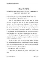 Thực trạng về Kế toán tiền lương & các khoản trích theo lương tại Công ty TNHH TM&PT Thiều Hiền