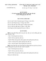 Quyết định Về việc ban hành Bảng danh mục giáo dục, đào tạo của hệ thống giáo dục quốc dân