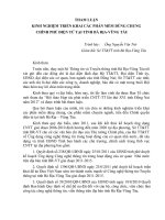 Kinh nghiệp triển khai các phần mềm dùng chung chính phủ điện tử tại tỉnh bà rịa vũng tàu