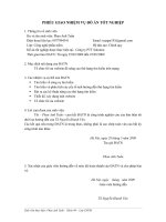 Phiếu giao nhiệm vụ đồ án tốt nghiêpj