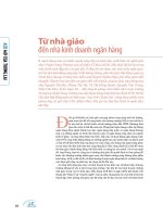 Từ nhà giáo đến kinh doanh ngân hàng