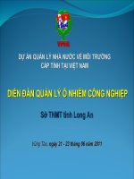 Diễn đàn quản lý nhà nước về môi trường