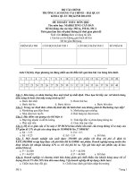 Đề thi marketing căn bản