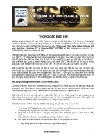 Thong cao bao chi ICT in Finance 2008