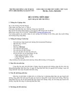 Đề cương môn học quy hoạch môi trường