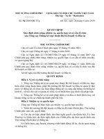 Quyết định Quy định chức năng, nhiệm vụ, quyền hạn và cơ cấu tổ chức