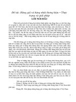 Hàng giả và hàng nhái thương hiệu  Thực trạng và giải pháp