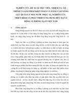 Nghiên cứu, đề xuất mục tiêu, nhiệm vụ, lộ trình và giải pháp kiện toàn và nâng cao năng lực quản lí nhà nước phục vụ nghiên cứu, triển khai và phát triển ứng dụng bức xạ và đồng bị phóng xạx