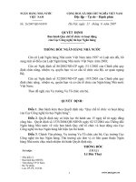 Quyết định Ban hành Quy chế tổ chức và hoạt động