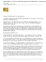 Ngân hàng nhà nước dự thảo quản lý kinh doanh vàng miếng