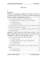 Hoàn thiện kế toán tiền lương và các khoản trích theo lương tại Công ty cổ phần công nghệ điện tử, cơ khí và môi trường - EMECO