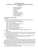 Tài liệu tập huấn tổ chức kì thi tốt nghiệp THPT năm 2010