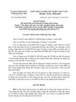 Phê duyệt Báo cáo đánh giá tác động môi trường