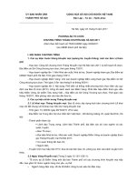 PHƯƠNG ÁN TỔ CHỨC  CHƯƠNG TRÌNH THÁNG KHUYẾN MẠI HÀ NỘI 2011