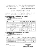 Kế hoạch ôn thi tốt nghiệp