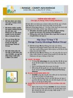 Thông báo đặc biệt Cho Quý Vị Đang Thừa Hưởng Medicare