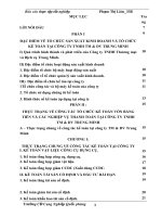 Công tác tổ chức kế toán vốn bằng tiền và các nghiệp vụ thanh toán tại Công ty TNHH TM và DV Trung Minh