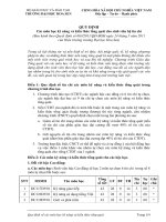 Quy định các môn học kỹ năng và kiến thức tổng quát cho sinh viên hệ tín chỉ