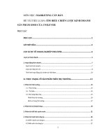 chiến lược kinh doanh sản phẩm OMO của Unilever