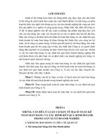 Hạch toán kế toán bán hàng và xác định kết quả kinh doanh của Công ty X