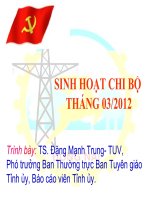 SINH HOAT CHI BO THANG 3-2012