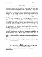 Hoàn thiện kế toán nguyên vật liệu tại Công ty in tổng hợp Hà Nội