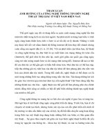 THAM LUẬN ẢNH HƯỞNG CỦA CÔNG NGHỆ THÔNG TIN ĐẾN NGHỆ THUẬT THỊ GIÁC Ở VIỆT NAM HIỆN NAY