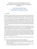 Bản tham chiếu Chuyên gia phát triển hướng dẫn tham vấn cộng đồng về tính hợp pháp của gỗ và sản phẩm gỗ của Việt nam