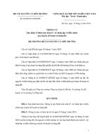 Quy định về Định mức kinh tế - kỹ thuật lập và điều chỉnh quy hoạch, kế hoạch sử dụng đất