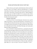 Dự thảo Luật Thủ đô mới nhất Giải tỏa 5 vấn đề “nóng”